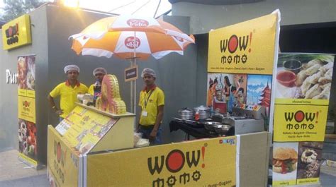 Wow Momo Stall At The Streets Of Kolkata At Swabhumi Wowmomo