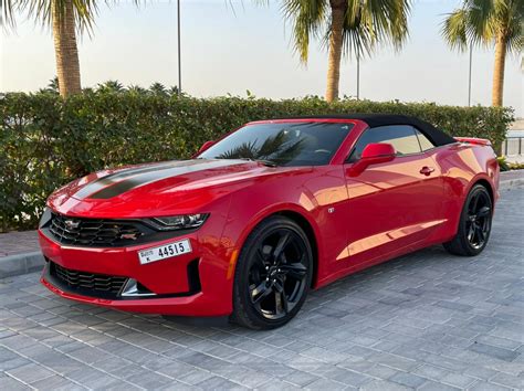 Camaro Rs Convertible Red - Sana Rent-A-Car | Luxury Car Rentals & Hire ...