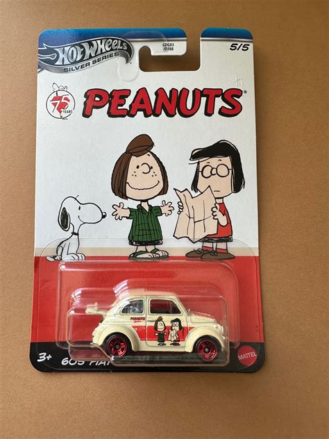 Hot wheels silver series peanuts snoopy 60s fiat 500d modificado Kraków Łagiewniki Borek Fałęcki