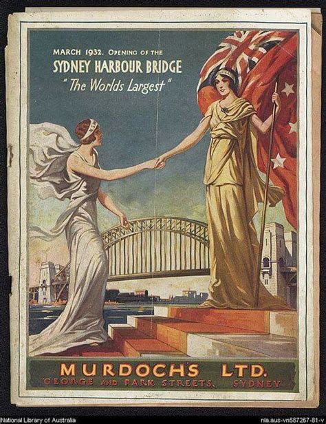 1932 Sydney Harbour Bridge Opening | Posters australia, Sydney harbour bridge, Australia history