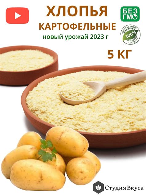 Пюре картофельное быстрого приготовления сухое 5 кг, Студия Вкуса ...