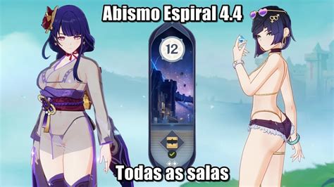 Genshin Impact 4 4 Novo Abismo Espiral Todas As Salas Do Piso 9 Ao 12