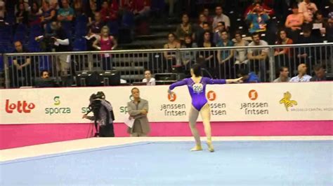 Aliya Mustafina Rus Floor Senior Qualification European Gymnastics