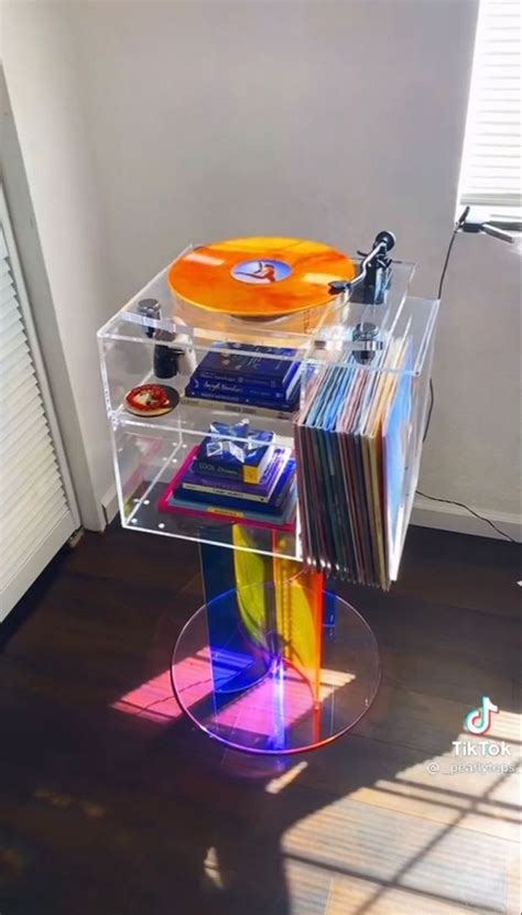 Unison Vinyl Record Storage Stand In Natural Walnut Artofit