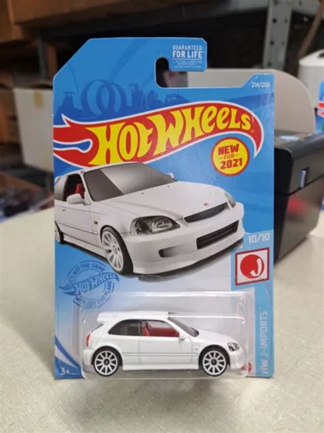 HOT WHEELS Honda Civic Type R EK Blanc HW J Imports EUR