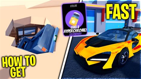 Glitch How To Get A Level Orange Hyperchrome Fast Roblox Jailbreak