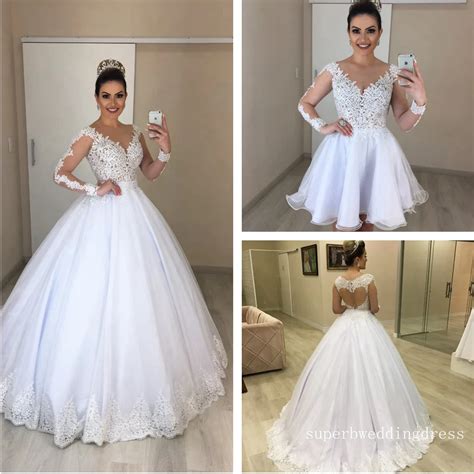 New Style Wedding Dress In Wedding Dresses With Removable