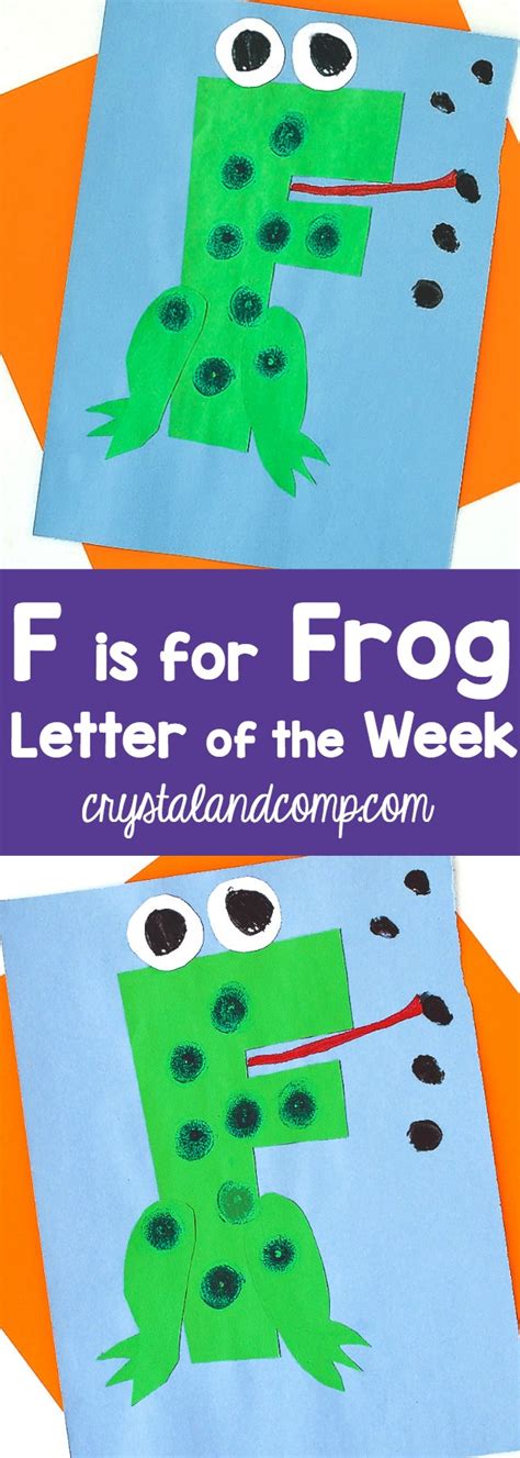 Printable Letter F Frog Craft Template Prntbl Concejomunicipaldechinu