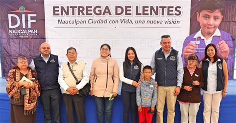 Entrega DIF Naucalpan 300 Lentes Voz Naucalpan