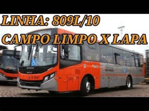 Linha L Campo Limpo X Lapa Via Estr Campo Limpo Av Eliseu