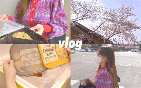 韩国vlog｜上班族的一天生活记录首尔的樱花都开好了🌸哔哩哔哩bilibili