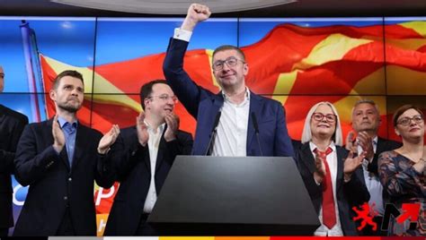 Bne Intellinews North Macedonias Opposition Vmro Dpmne Celebrates