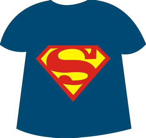 Superhero shirt, illustration, vector on white background. 16344717 ...