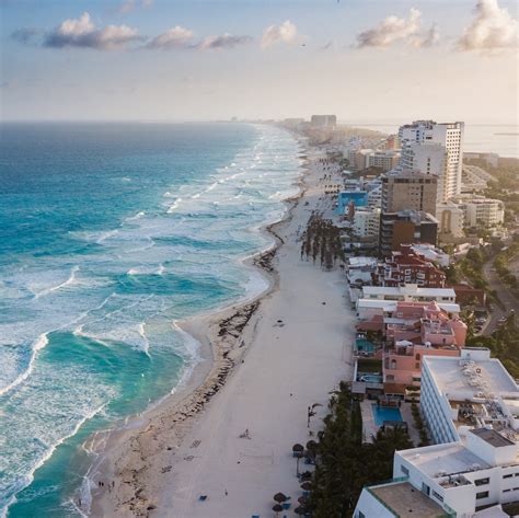 Aerial,Drone,View,Of,Zona,Hotelera,Cancun,Mexico - Travel Off Path