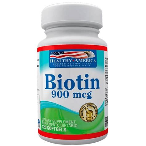 Biotina 900 Mcg X 120 Softgels Healthy America Tienda Naturista