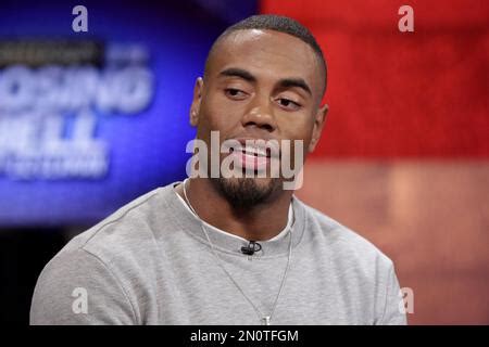 Host Liz Claman Interviews New York Giants Running Back Rashad Jennings