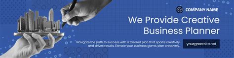 creative business linkedin banner  template