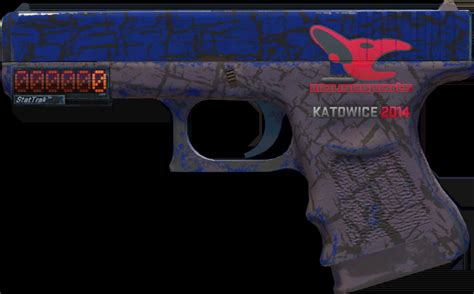 Glock Stattrak Fissura Azul Cs Bleik Store