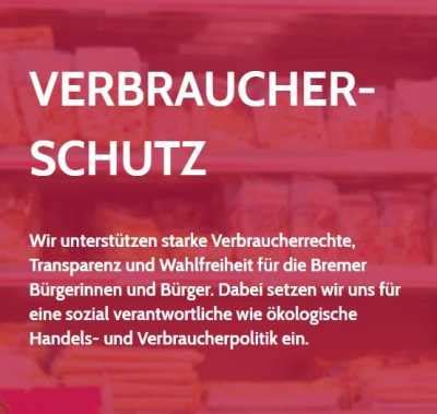 Verbraucherschutz