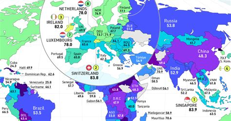 Mapped The State Of Economic Freedom In 2023