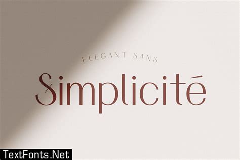 Simplicite Elegant Font