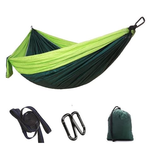 Hamac En Toile De Parachute Camping En Plein Air Swing Double