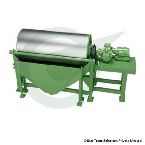 Wet Drum Magnetic Separator Star Trace Solutions Private Limited