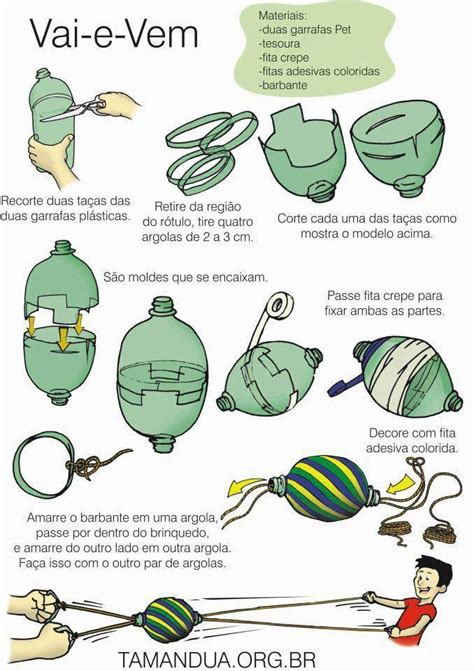 Como Fazer Um Vai E Vem De Garrafa Pet