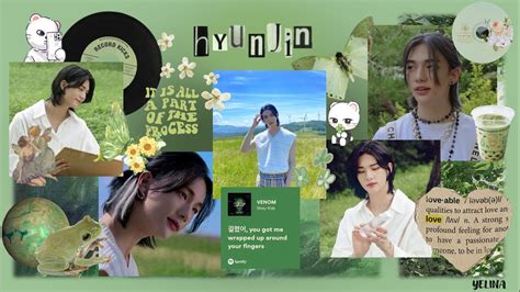 A Beautiful Pc Wallpaper Of Hyunjin Made By Me Computer Wallpaper