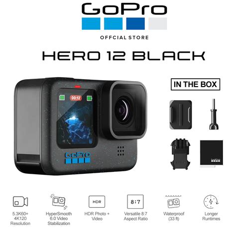 Gopro Hero Black Original Mp Hypersmooth Stabilization K