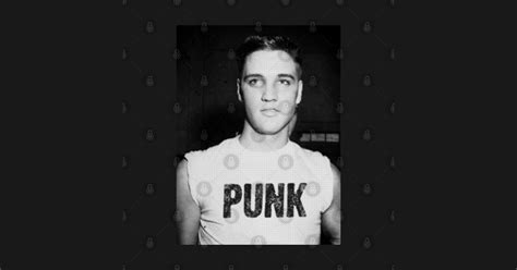 Elvis Is A Punk Elvis T Shirt Teepublic