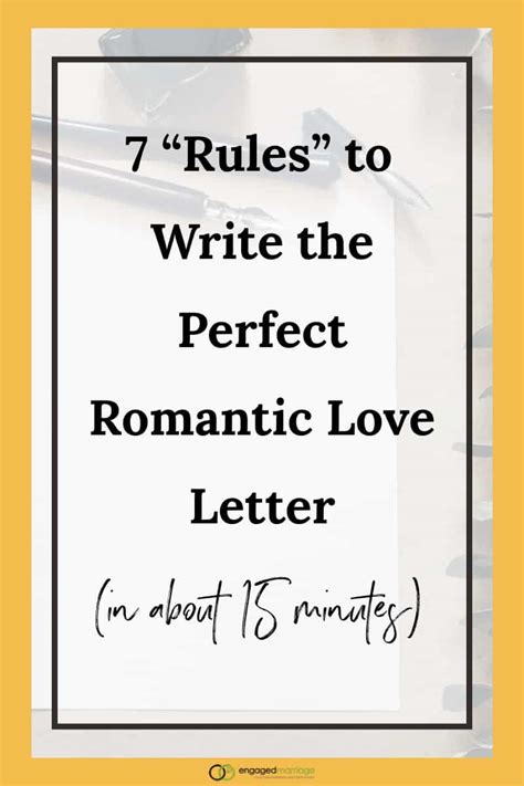 How to Write The Perfect Romantic Love Letter (7 Rules)