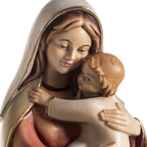 Grödnertal Holzschnitzerei Madonna der Hoffnung Online Verfauf auf