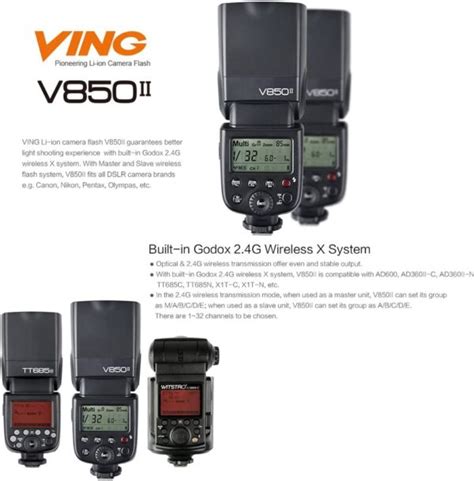 Godox V850 II speedlight - Popocameras - Trusted Choice