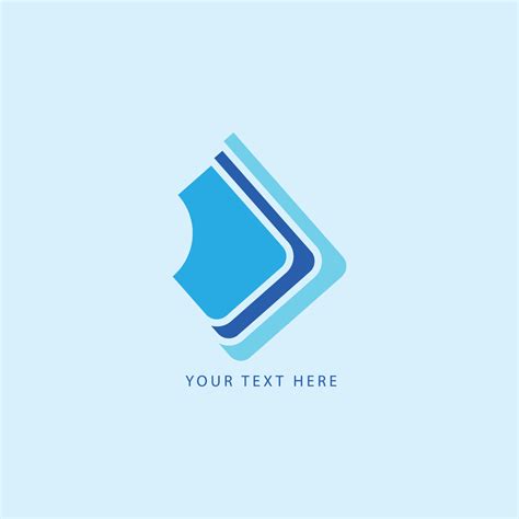 Logo, Blue logo, Vector logo, art 15915820 Vector Art at Vecteezy