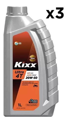 Aceite Moto Sintético Kixx Ultra 4t Sn ma2 20w 50 1l 3p Meses sin