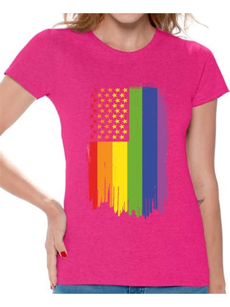 Awkward Styles Rainbow Ladies T Shirt Lesbian Shirt For Women Gay Shirt