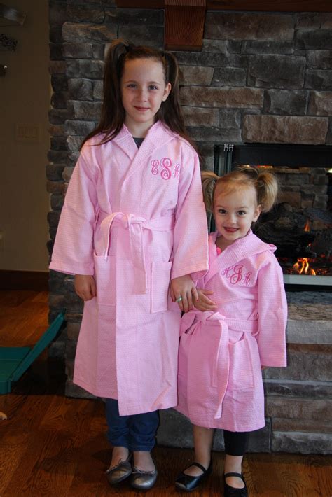 Children Personalized Spa Robes Waffle Weave Robes Kids Robes - Etsy