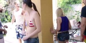 Hot Horny MILFs Gangbang The Pool Guy Porn Videos