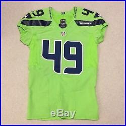 Game Issued Seahawks COLOR RUSH Jersey | Game Issued Jersey