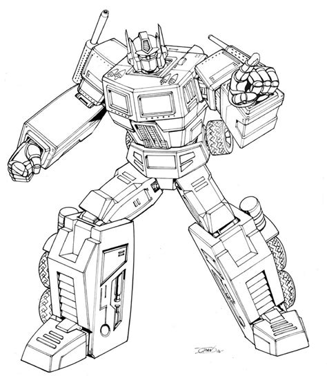 Optimus Prime Megatron Coloring Pages - MikaylatuMccann