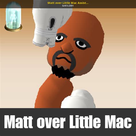 Matt Over Little Mac Assist Trophy Super Smash Bros Brawl Mods