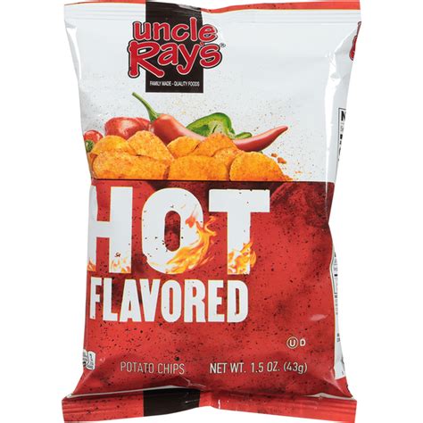 Uncle Ray S Potato Chips Hot Flavored 1 5 Oz Delivery Or Pickup Near Me Instacart