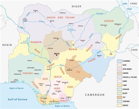 Hausa Language Map