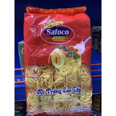 Mì Trứng Cao Cấp Safoco Sợi Mì Dai 500g Shopee Việt Nam