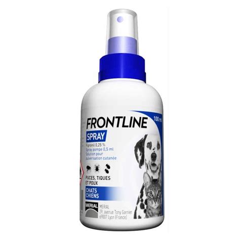 Spray Cutane Anti Puces Tiques Et Poux Pour Chat Et Chien Ml