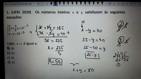 Questões De Sistemas Lineares Retoedu