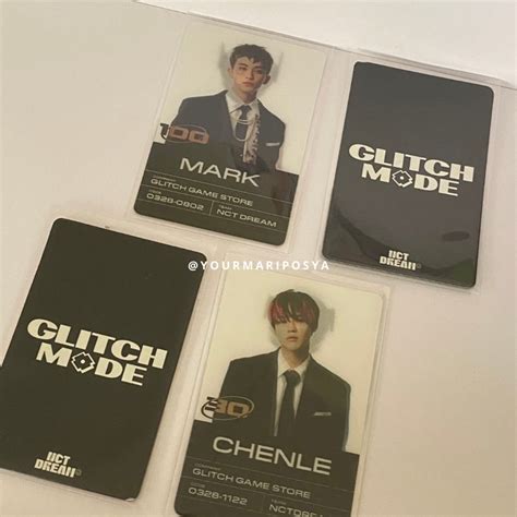 Jual OFFICIAL LENTICULAR GLITCH MODE NCT DREAM MARK CHENLE LENTI HELM