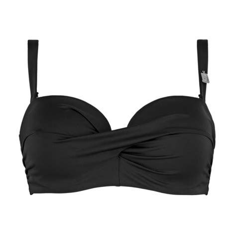 Annadiva Swim Confidence Bandeau Bikini Oberteil Black Annadiva