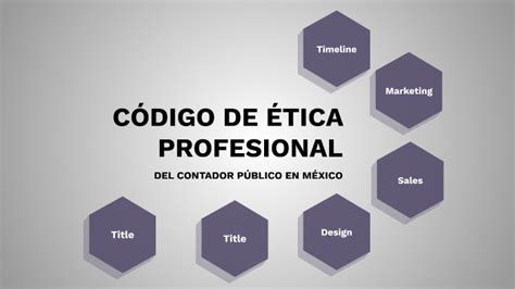 CÓdigo De Ética Profesional Del Contador PÚblico En MÉxico By Selene